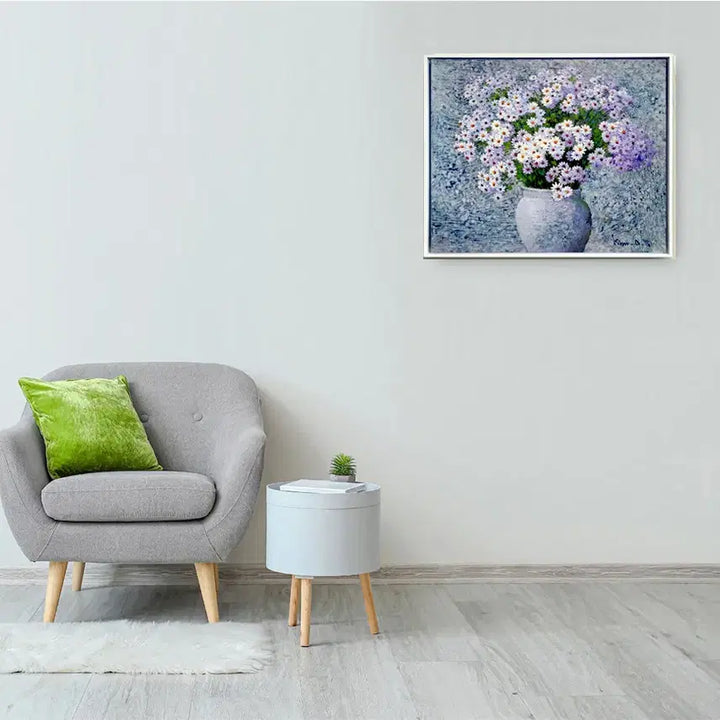 [BUNJANG] Daisy Painting (No. 12) Oil on Canvas (Original) / 데이지꽃 12호 (유화)