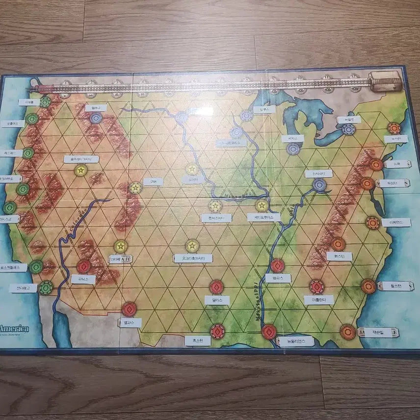 [BUNJANG] TransAmerica Board Game / 트랜스아메리카 보드게임