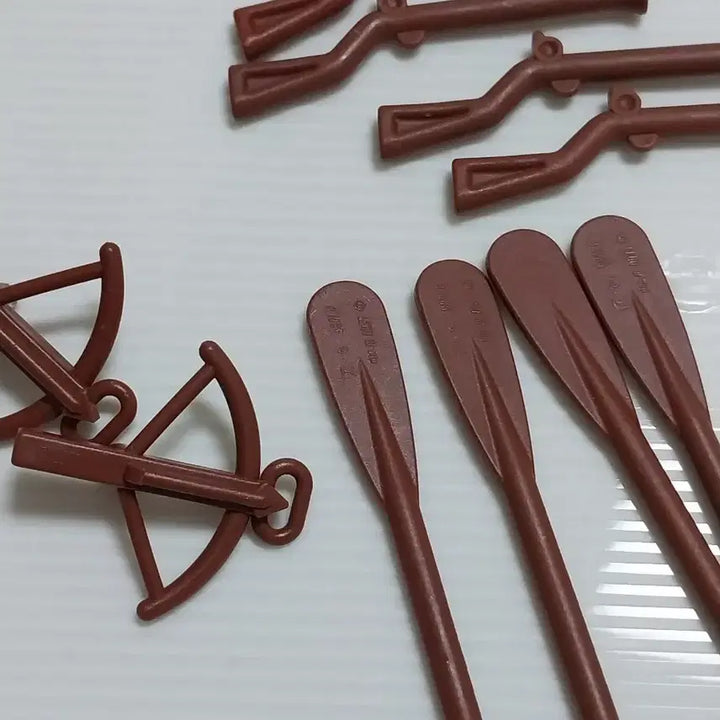 [BUNJANG] LEGO Brown Gun, Crossbow Weapon Parts / 레고  갈색 총, 노 석궁 무기 부품들