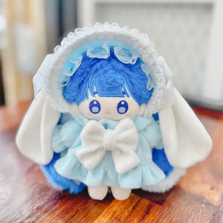 [BUNJANG] 10cm Plushie Outfit PosyBunny Set / (일괄/판매) 10cm 솜인형 의상 레모란 님 포근버니(하늘,보라,핑크,화이트)