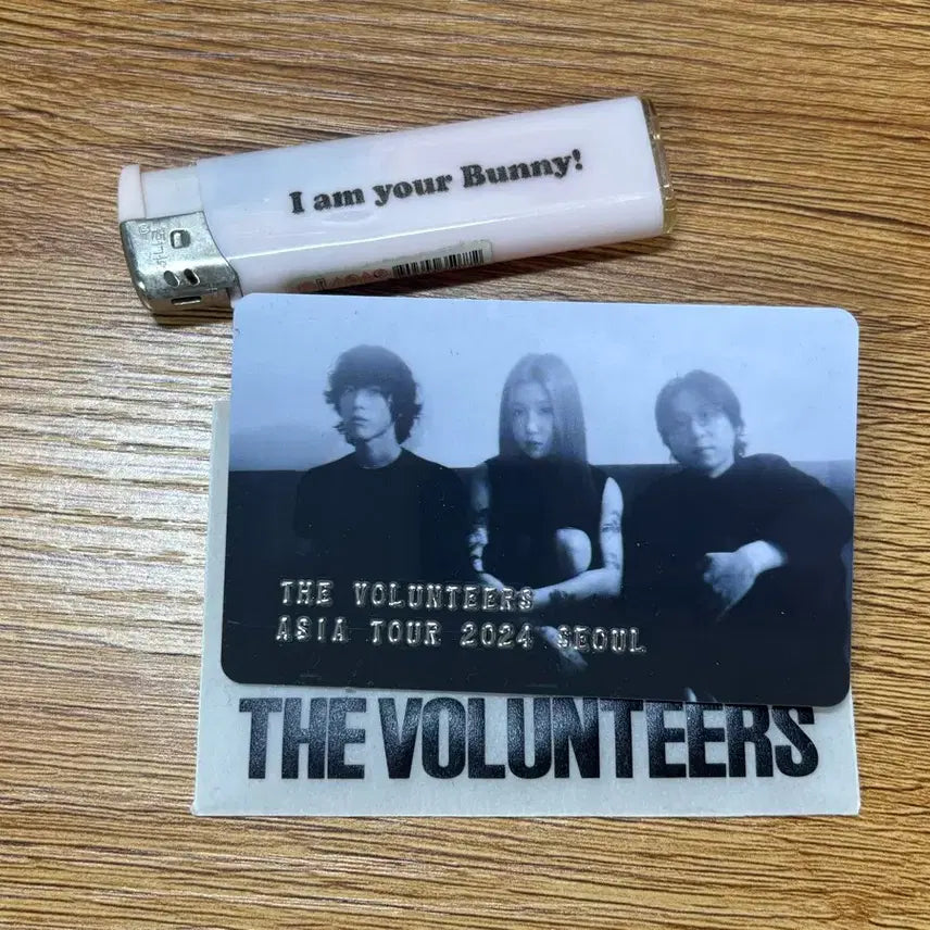 [BUNJANG] Yerin Baek Bunny Lighter + Volunteers Asia Tour Card Bundle Set / 백예린 bunny 라이터 + 더 발룬티어스 아시아 투어 입장 특전 카드 일괄
