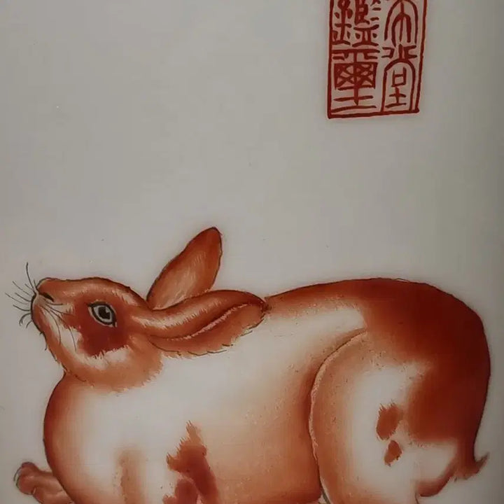 [BUNJANG] Qianlong Period Lang Shining Celadon Vase / 건륭년제 랑세녕 묘문 묘금 소화병 높24 지11 중국도자기 고도자 골통품