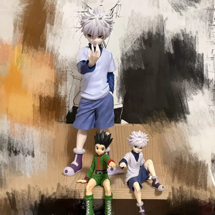 [BUNJANG] Hunter x Hunter Gon &amp; Killua Noodle Stopper Figure Bundle Set / 헌터x헌터 곤키르아 누들스토퍼 / 키르아 피규어 일괄양도