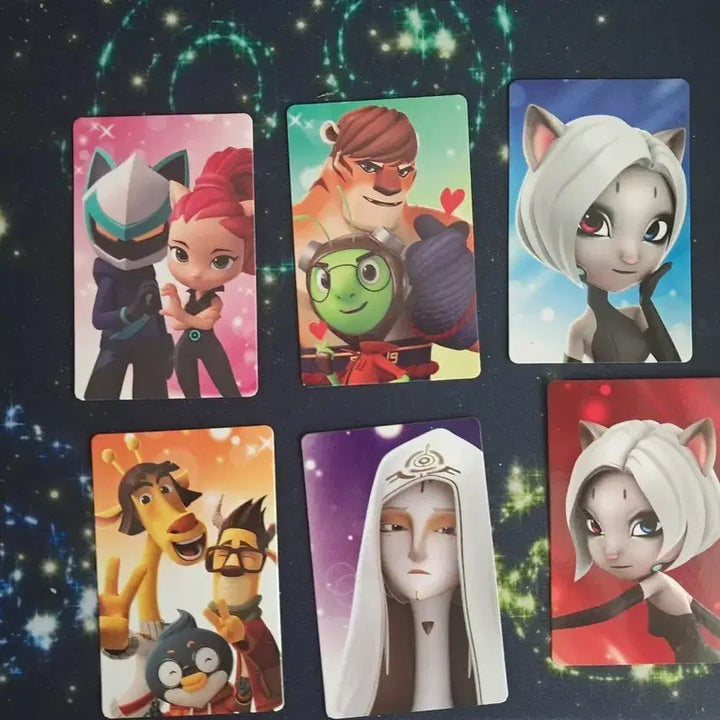 [BUNJANG] Running Man: Light &amp; Shadow Animated Movie Photocard Set (6 Types) / 극장판 애니메이션 런닝맨 라이트&amp;쉐도우 포토카드 6종