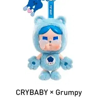 [BUNJANG] Pop Mart Cry Baby Care Bears Grumpy Bear Keychain / 팝마트 크라이베이비 케어베어스 (파랑)GRUMPY BEAR 키링 팝나우 팝니다.