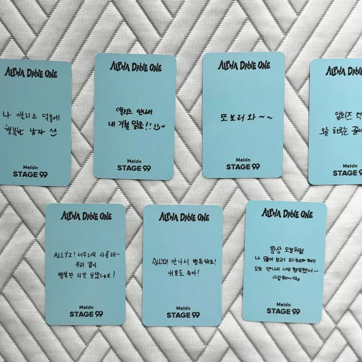[SOLD OUT] [BUNJANG] Alpha Drive One Melon Stage 99 Photocard Bundle Set / 알파드라이브원 멜론 스테이지 99 포토카드