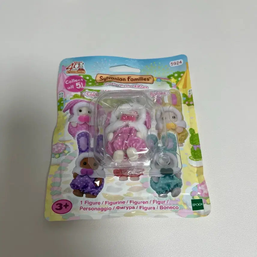 [BUNJANG] Sylvanian Families 40th Anniversary Colorful Rabbit Blind Pack Pink / 실바니안 40주년 컬러풀 토끼 블라인드팩 핑크