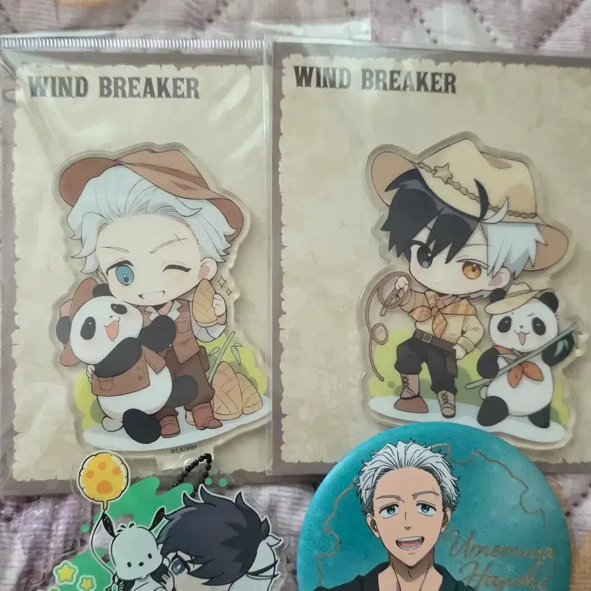 [BUNJANG] Wind Breaker Umemiya &amp; Sakura Acrylic Stand Set / 윈브레 우메미야&amp;사쿠라 아크릴 스탠드 판매