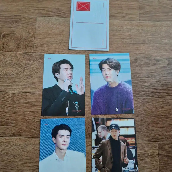 [BUNJANG] EXO Sehun Postcard Set (5 Types) / 엑소 세훈 엽서 5종 세트