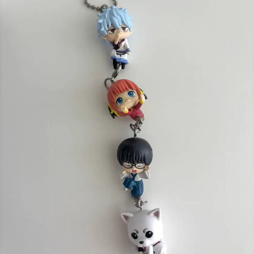 [BUNJANG] Gintama Chain Gacha Full Set - Series 1 Yorozuya / 은혼 대롱 가챠 줄줄이 가챠 1탄 해결사 풀세트