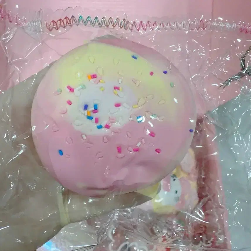 [BUNJANG] Pink Hamburger Squishy Toy New / 새상품 핑크햄버거 말랑이