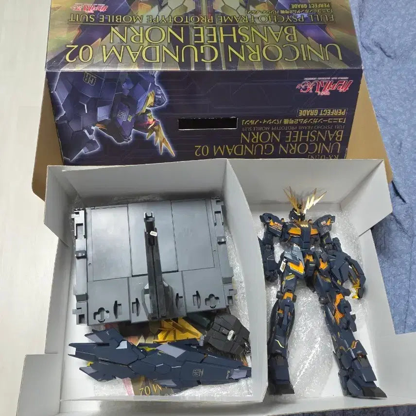 [BUNJANG] PG Unicorn Gundam 02 Banshee Norn Full Psycho-Frame LED / PG 유니콘 건담 02 밴시 노른 풀사이코 프레임 LED 가조립 직거래