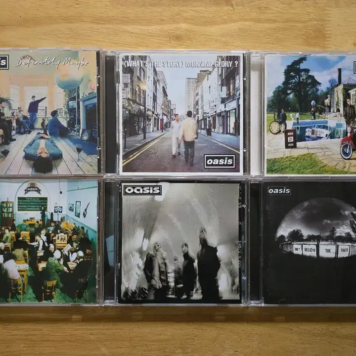 [BUNJANG] Oasis UK First Pressing CD Album Bundle Set / CD 음반 oasis 오아시스 영국반 초판 앨범 6장 모음