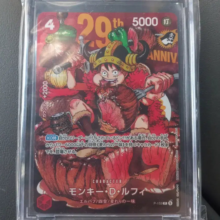 [BUNJANG] One Piece Monkey D. Luffy Meat Luffy Card / 몽키 D 루피 고기루피 원피스카드