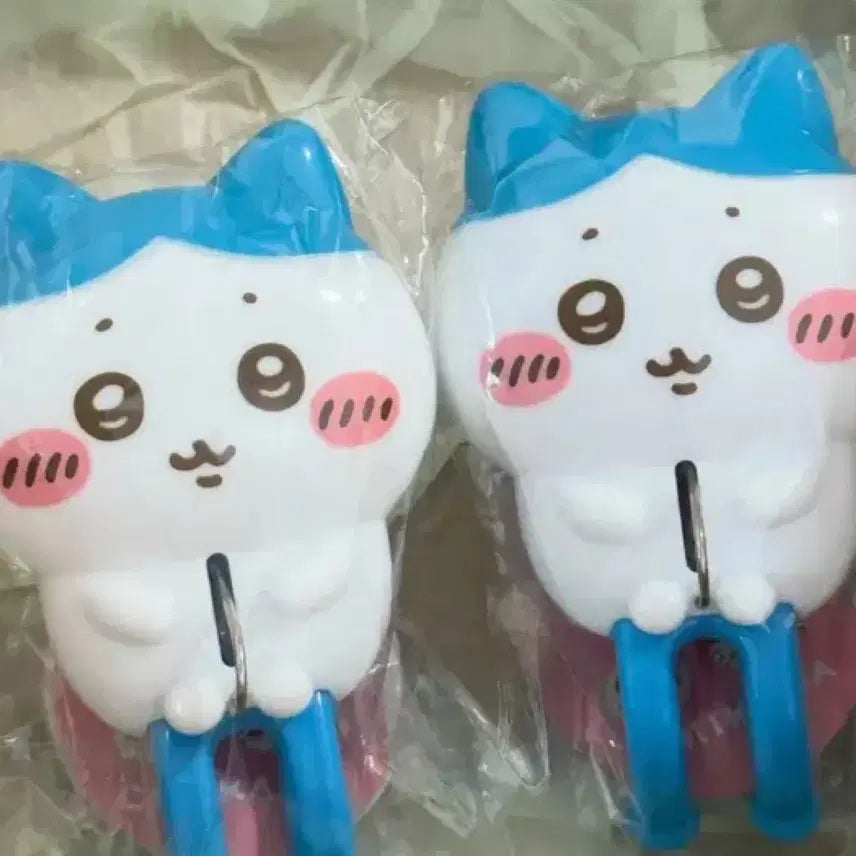 [BUNJANG] Chiikawa Hachiwara Laundry Clips Set / 치이카와 먼작귀 하치와레 빨래집개 두개 일괄 (수수료 포함)