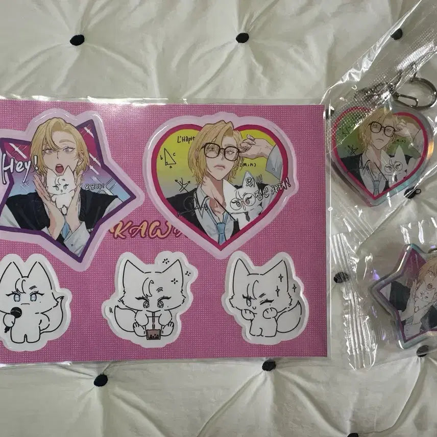 [BUNJANG] PLAVE Noah Hanmoya POB Sticker Keyring / 플레이브 노아 한모야 특전 스티커 키링