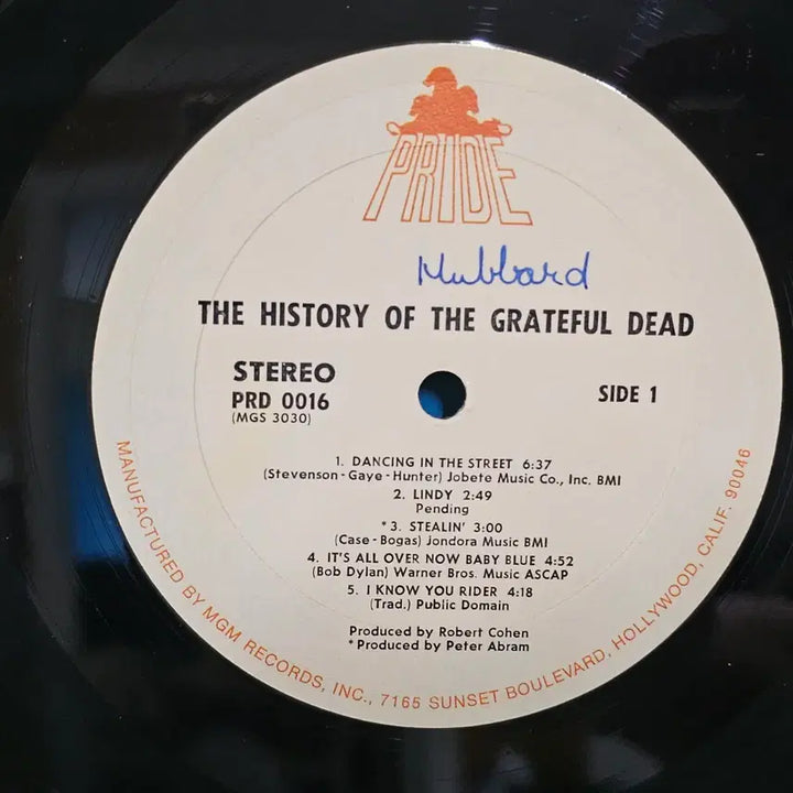 [BUNJANG] The History Of The Grateful Dead LP (1972, US Pressing) / The History Of The Grateful DeadLP