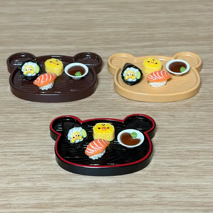 [BUNJANG] Miniature Rilakkuma Sushi Set / 미니어쳐 리락쿠마 초밥 세트