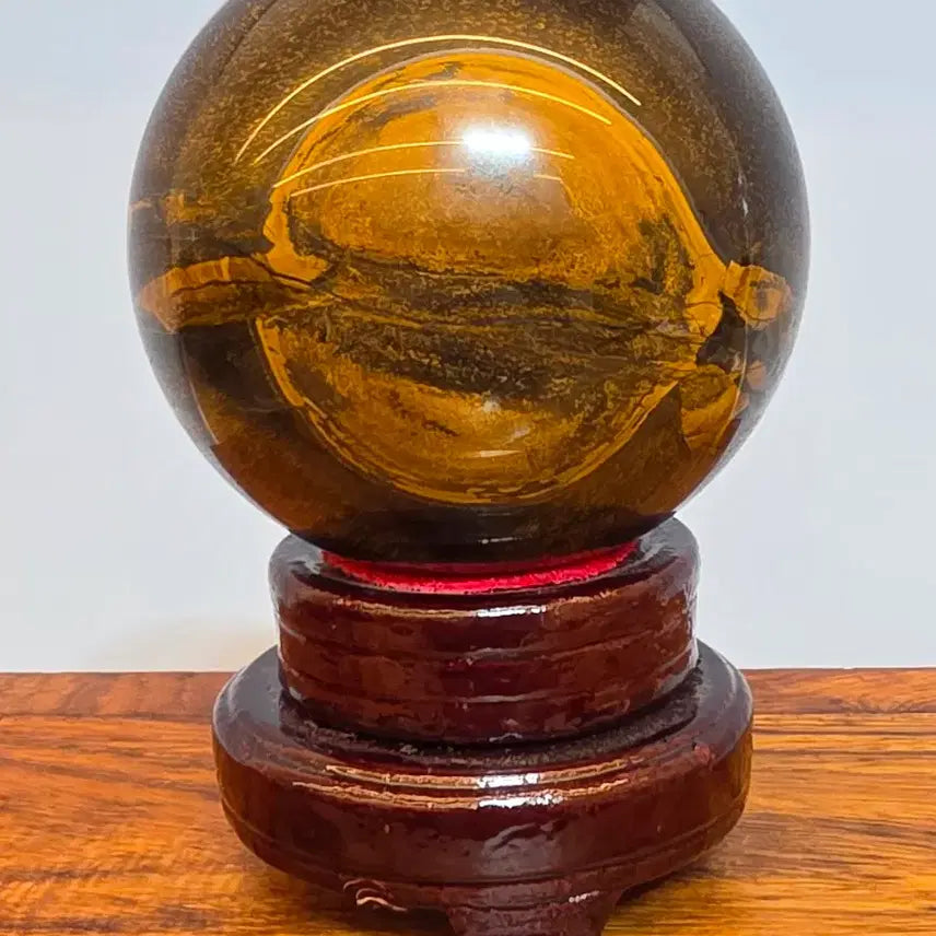 [BUNJANG] Tiger Eye Large Polished Stone / 26082414 좋은 기운을 내뿜는 영롱한 호안석 타이거아이 대작 구가공석 광물 수석 팝니다