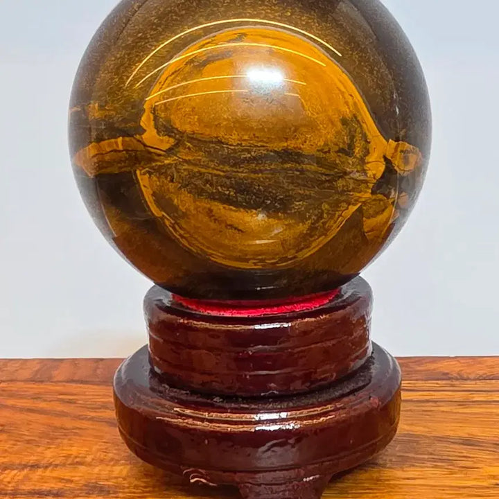 [BUNJANG] Tiger Eye Large Polished Stone / 26082414 좋은 기운을 내뿜는 영롱한 호안석 타이거아이 대작 구가공석 광물 수석 팝니다