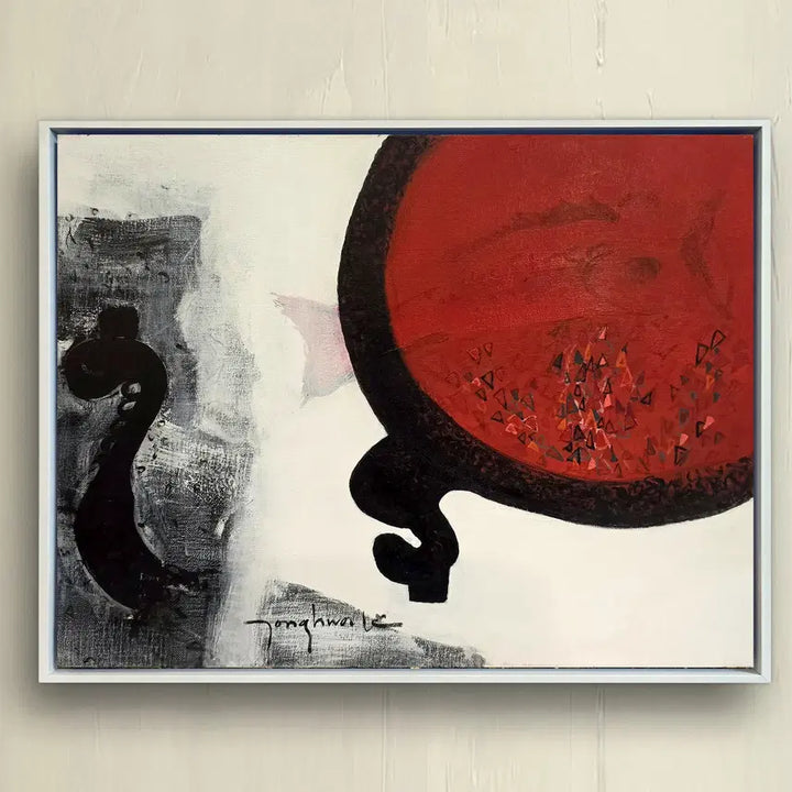 [BUNJANG] Kim Jongha (No. 10) Oil on Canvas Abstract Painting / 김 종하 선생님 (10호)