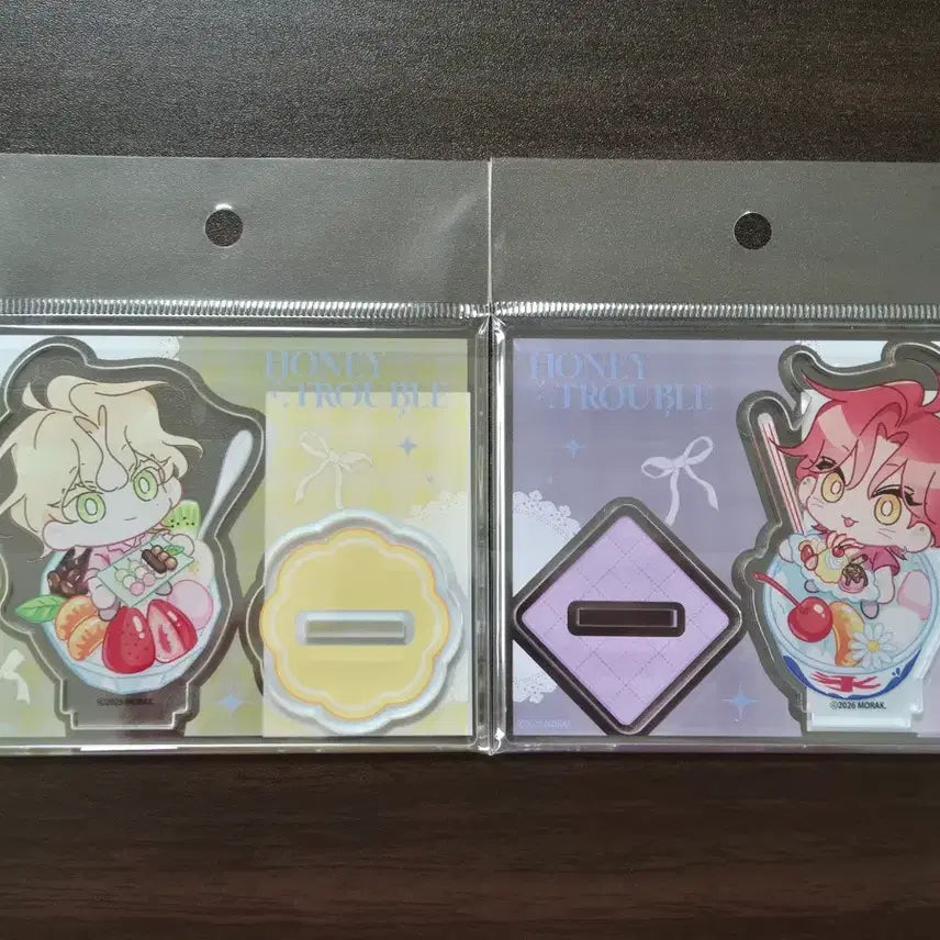 [BUNJANG] Honey Trouble Japan Pop-Up SD Character Acrylic Stand Set / 미개봉 허니트러블 일본 팝업 SD 캐릭터 아크릴 스탠드 세트