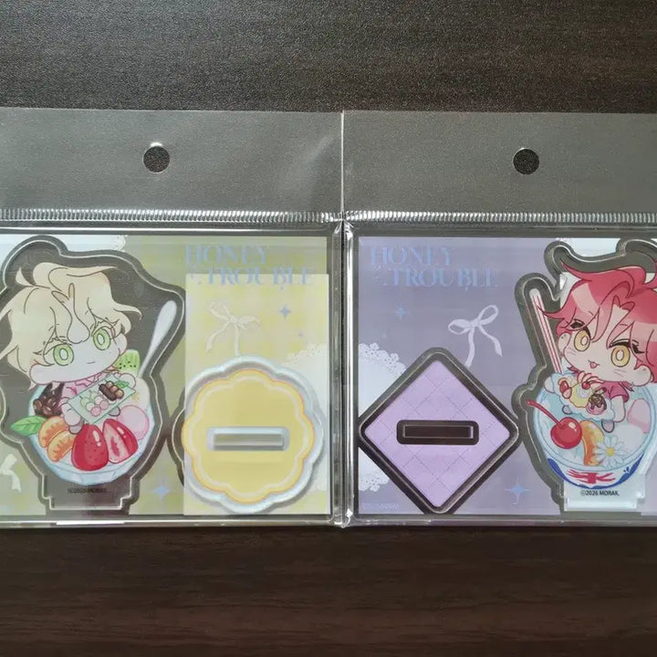 [BUNJANG] Honey Trouble Japan Pop-Up SD Character Acrylic Stand Set / 미개봉 허니트러블 일본 팝업 SD 캐릭터 아크릴 스탠드 세트