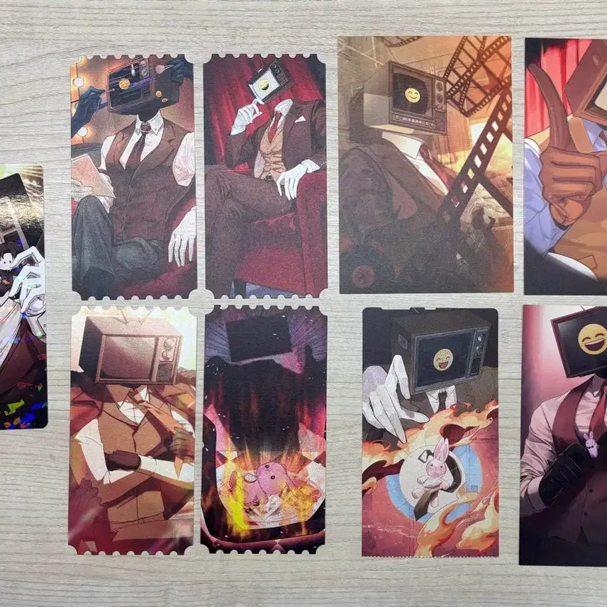 [BUNJANG] Brown Postcard Bundle Set / 괴담출근 브라운 엽서 일괄판매