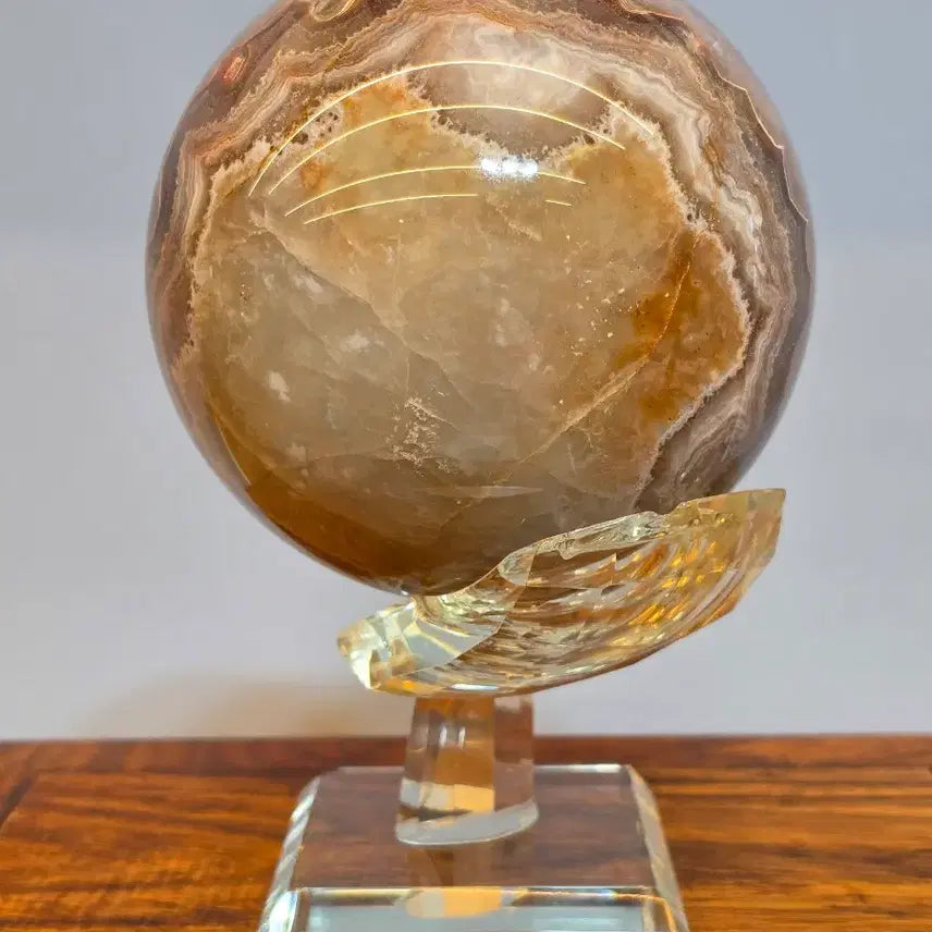 [BUNJANG] Natural Amethyst Sphere Polished Stone Large Mineral Specimen / 26082416 좋은 기운을 내뿜는 영롱한 천연 자수정 구가공석 대작 광물 수석 팝니다