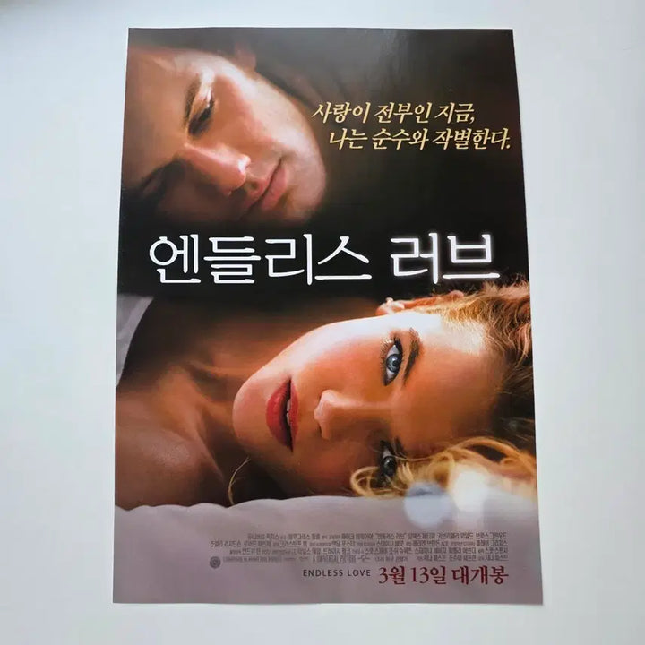 [BUNJANG] Endless Love 2014 Movie Poster / [전단지] 엔들리스 러브 2014 영화 포스터
