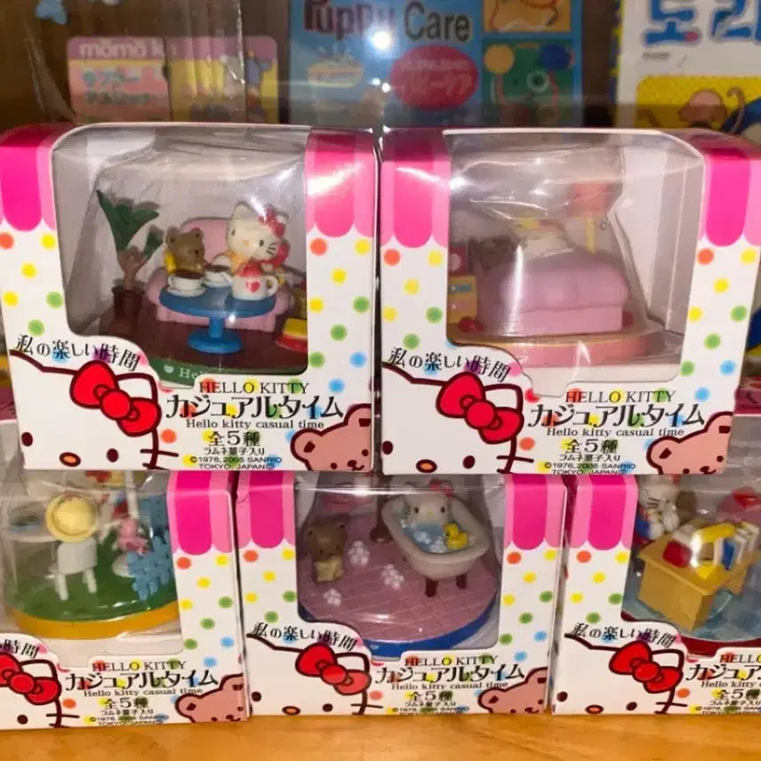 [BUNJANG] Sanrio Hello Kitty Casual Time Doll Figure / 일본고전풍 캐쥬얼타임 키티 캐주얼타임 인형 피규어
