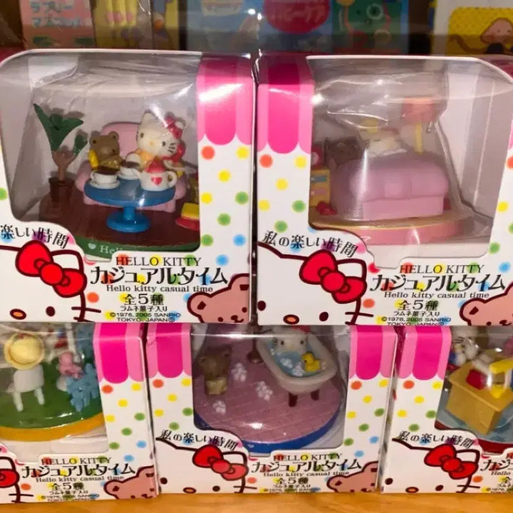 [BUNJANG] Sanrio Hello Kitty Casual Time Doll Figure / 일본고전풍 캐쥬얼타임 키티 캐주얼타임 인형 피규어