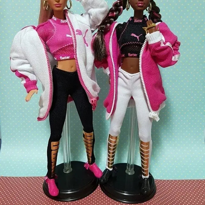 [BUNJANG] Collector Puma Jointed Barbie Doll Bundle Set / 콜렉터 푸마(퓨마)관절 바비 일괄