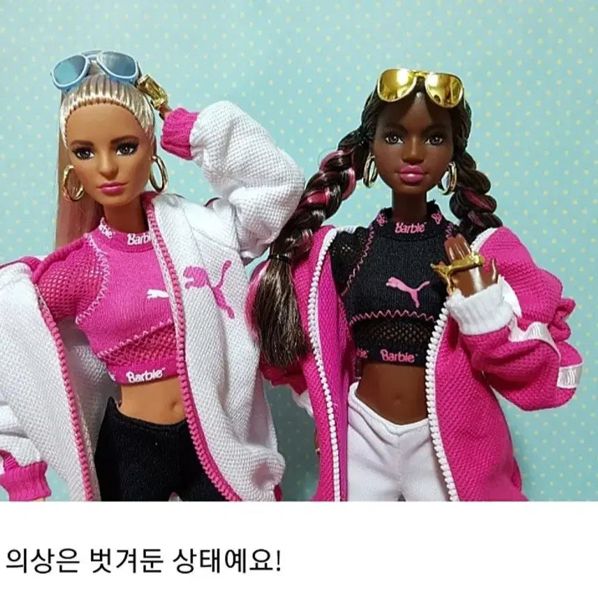[BUNJANG] Collector Puma Jointed Barbie Doll Bundle Set / 콜렉터 푸마(퓨마)관절 바비 일괄