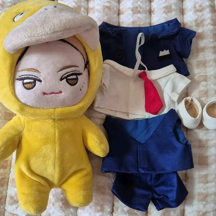[BUNJANG] BTOB Jung Il-hoon Gorochu Pig Doll Outfit Set / (전)비투비 정일훈 고라파덕 인형