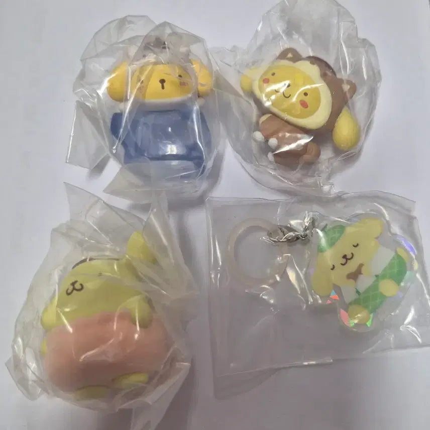 [BUNJANG] Pompompurin Gacha 4-Piece Set / 폼폼푸린 가챠 4종세트
