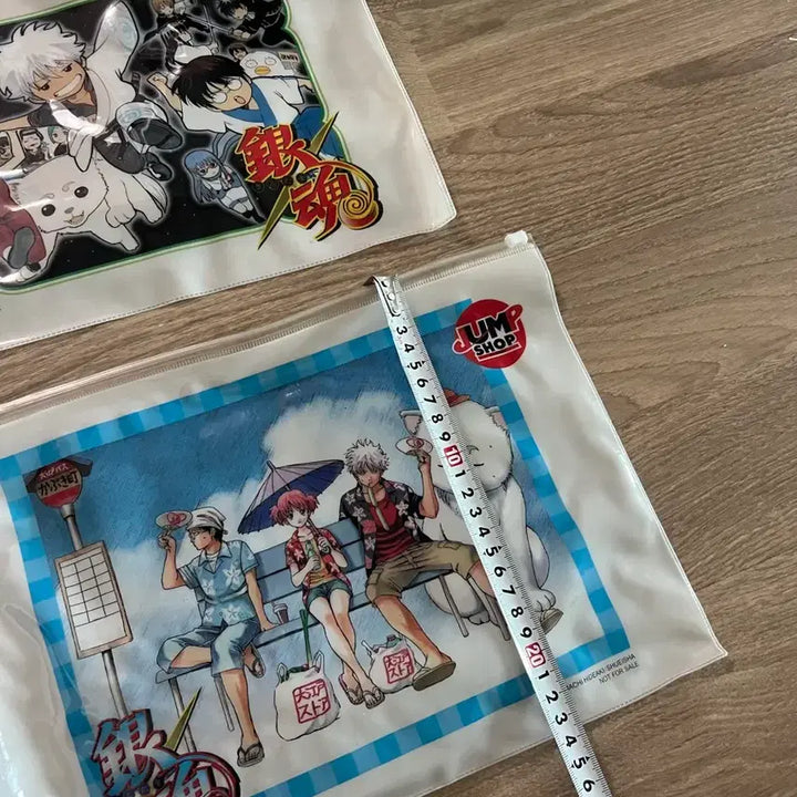 [BUNJANG] Gintama Jump Shop Pouch Set (2 Types) / 은혼 점프샵 파우치 2종 세트