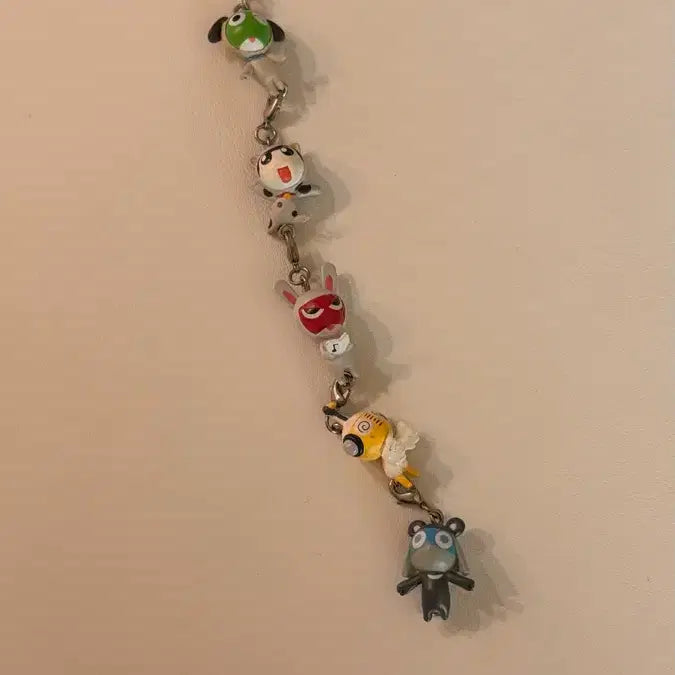 [BUNJANG] Keroro Animals Chained Keyring Set Bundle / 케로로 동물 줄줄이키링 세트 일괄
