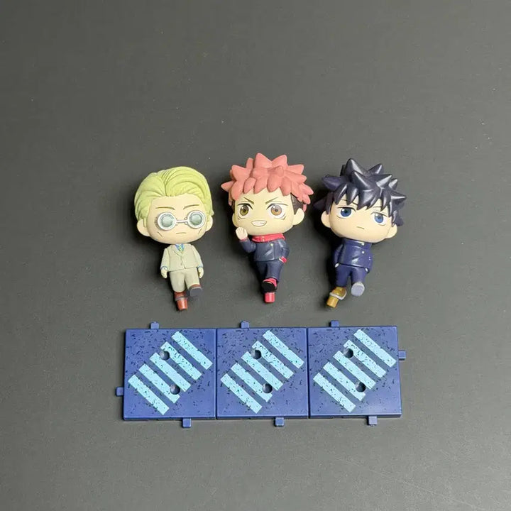 [BUNJANG] Jujutsu Kaisen Mini Figures Set - Yuji/Megumi/Nanami / 주술회전 미니피규어 3종세트 - 이타도리/후시구로/나나미