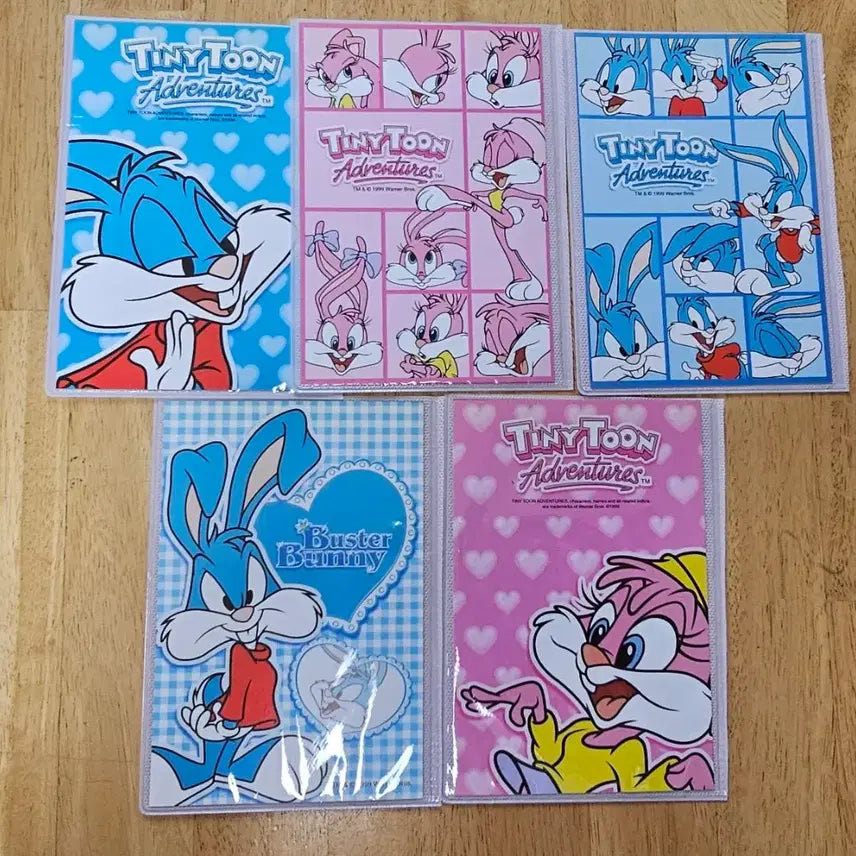 [BUNJANG] 90s-00s Vintage Pucca &amp; Tiny Toon Adventures Postcard Set / 90-00년대 고전 캐릭터 뿌까 8장 &amp; 티니툰 5장 빈티지 엽서 세트