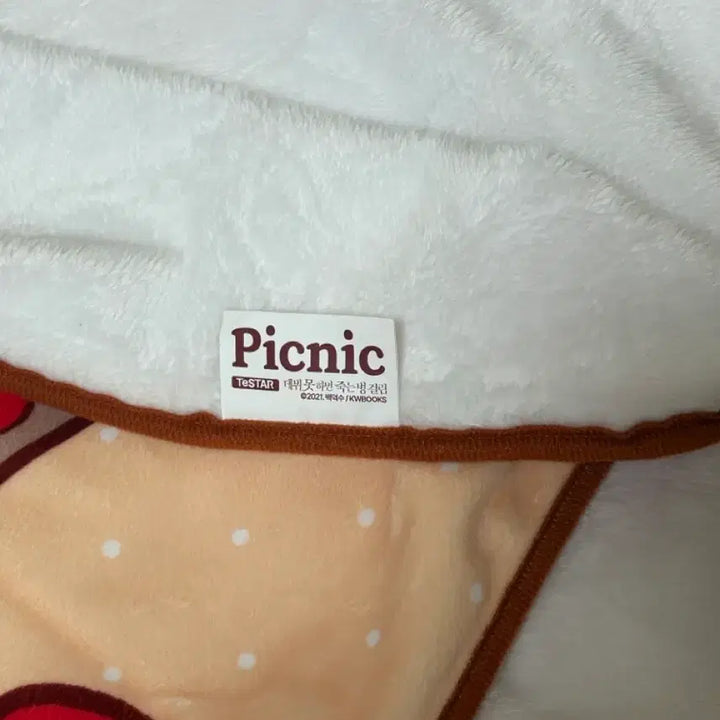 [BUNJANG] Demotional Days Apple Plush Blanket Park Moon-dae / 데못죽 사과떡 담요 박문대