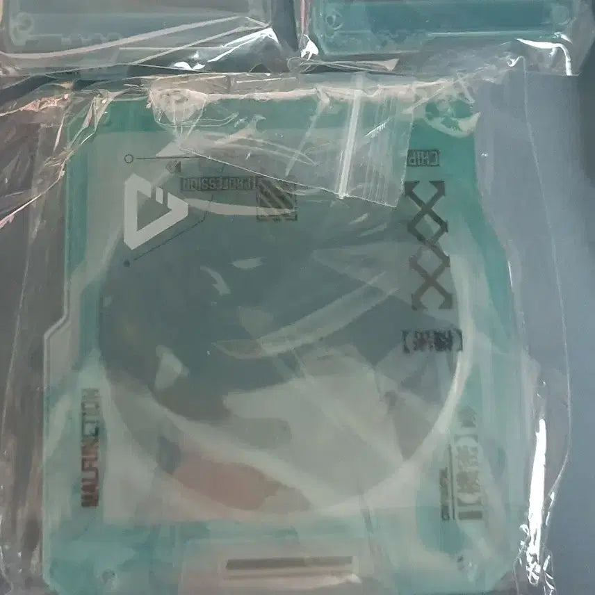 [BUNJANG] Arknights 7.5cm Badge Case - Transparent Blue/Teal / 7.5cm 뱃지 케이스 투명파랑~청록색 명일방주