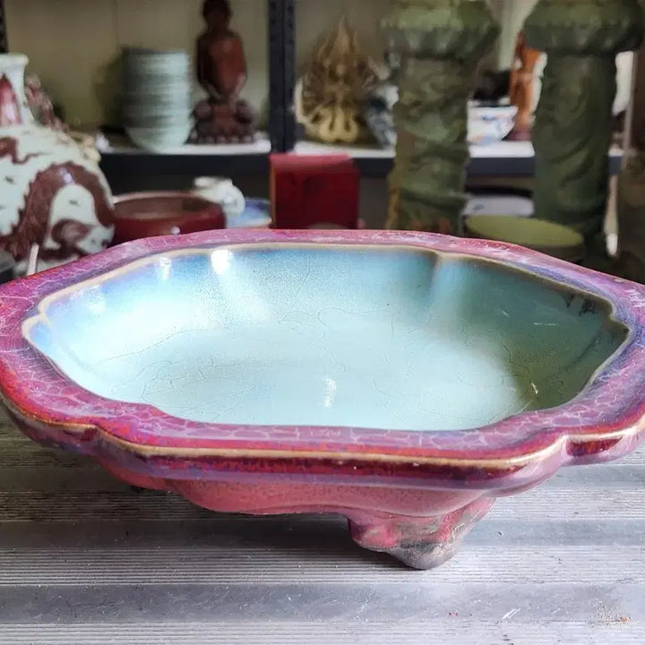 [BUNJANG] Jun Ware Glazed Water Basin / 중국도자기 균요 요변좋은 수반