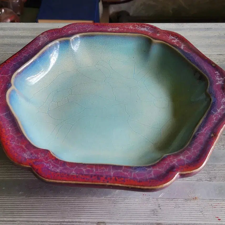 [BUNJANG] Jun Ware Glazed Water Basin / 중국도자기 균요 요변좋은 수반