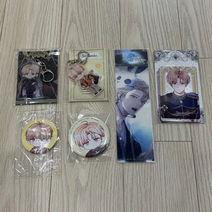 [BUNJANG] Demutjoo Bakmundae Bog-eo Maid Photocard Bundle / 데못죽 복어님 박문대 메이드 포카 3종 팝업 키링 로판 포카 트레이싱 북마크 캔뱃지