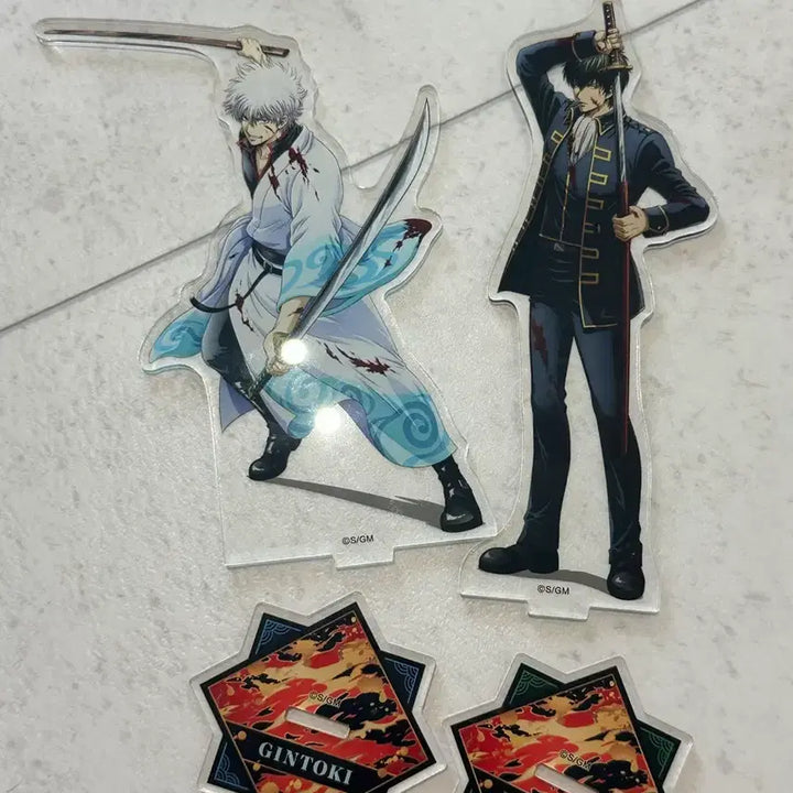 [BUNJANG] Gintama Gintoki &amp; Hijikata Yoshwara Acrylic Stand Bundle Set / 은혼 요시와라 아크릴 긴토키, 히지카타 일괄