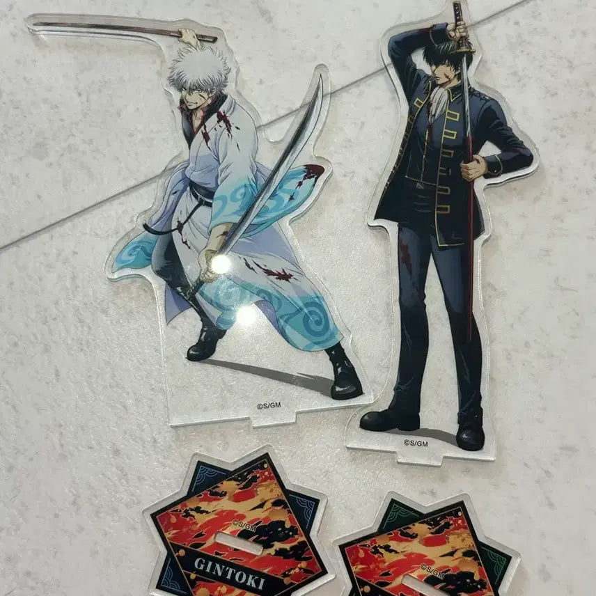 [BUNJANG] Gintama Gintoki &amp; Hijikata Yoshwara Acrylic Stand Bundle Set / 은혼 요시와라 아크릴 긴토키, 히지카타 일괄