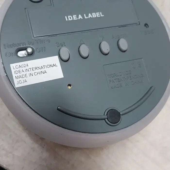 [BUNJANG] IDEA LABEL LCA024 LCD Push Clock Desk Clock / 1990 미사용 일본 아이디어 라벨 푸시클록 탁상시계/주의 사항