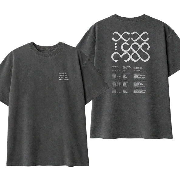 [BUNJANG] BIGBANG 20th Anniversary Tour T-Shirt Charcoal XL / 빅뱅20주년 투어티셔츠XL 미개봉새상품 판매