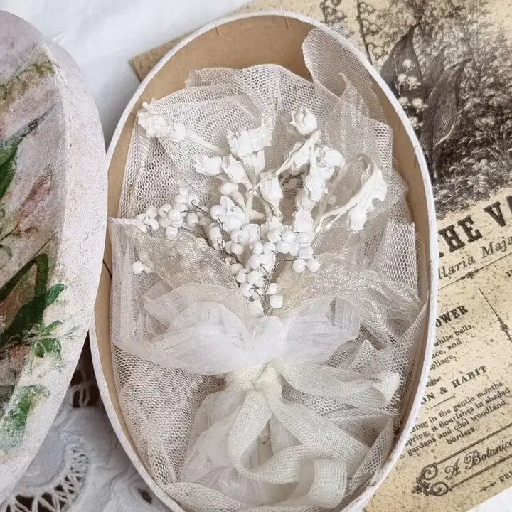 [BUNJANG] Handmade Lily of the Valley Miniature Antique / 국내작가님 은방울꽃 릴리오브밸리 미니어처 꽃 앤틱